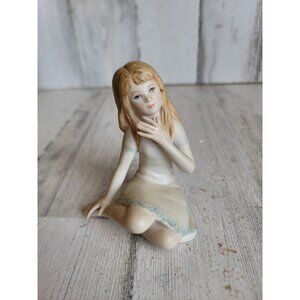 Cybis porcelain Thumbelina girl vintage unique decor figure